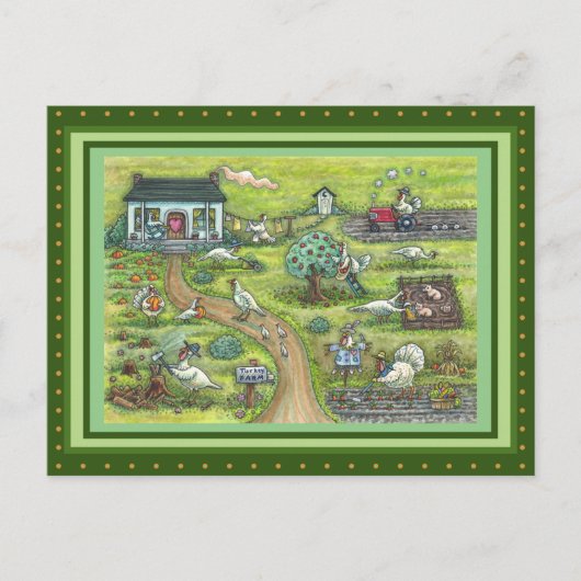 CARTE POSTALE AGRICULTURE TURQUE, PAYS HUMOUR GRÂCE À (Devant)