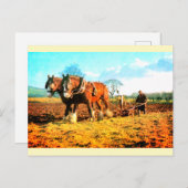 Carte Postale Agriculture vintage (Devant / Derrière)