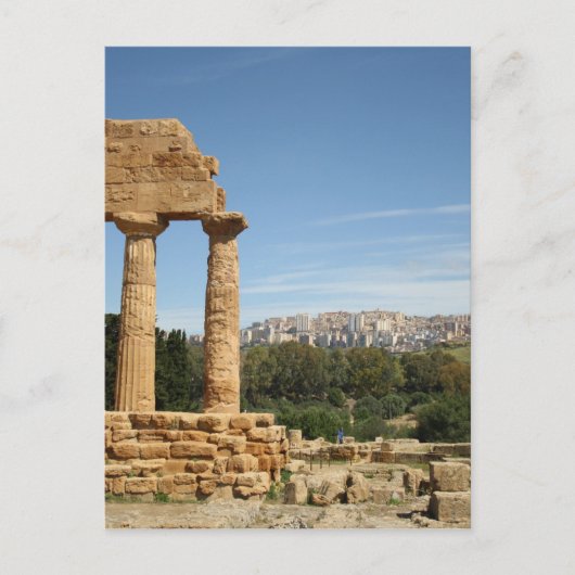 Carte Postale Agrigento, Sicily (Devant)