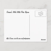 Carte Postale Agritourisme Avec Poulets (Dos)