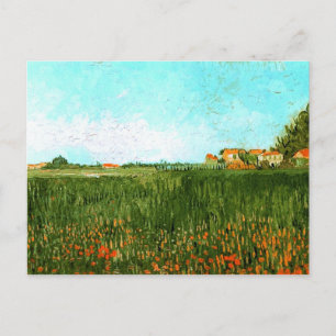 Carte Postale Agritourismes en champ de blé, Vincent van Gogh