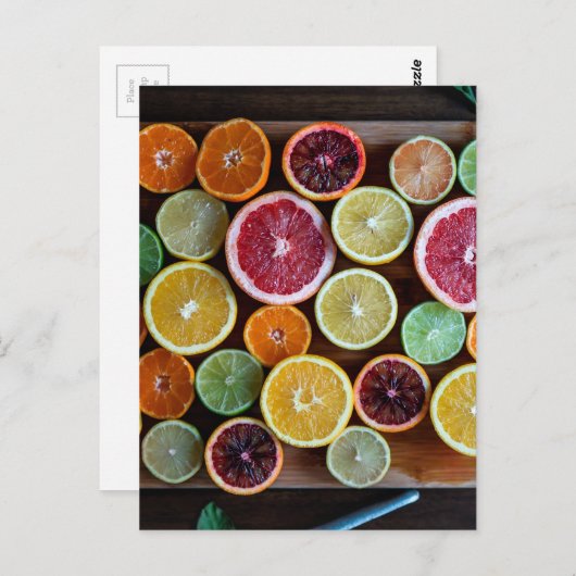 Carte Postale agrumes (Devant / Derrière)