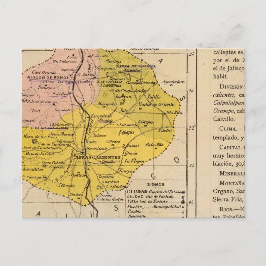 Carte Postale Aguascalientes, Mexique 2 (Devant)