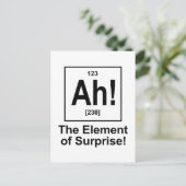 Carte Postale Ah ! L'élément de surprise. (Debout devant)