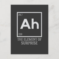 Ah the Element of surprises