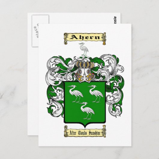 Carte Postale Ahern (Devant / Derrière)