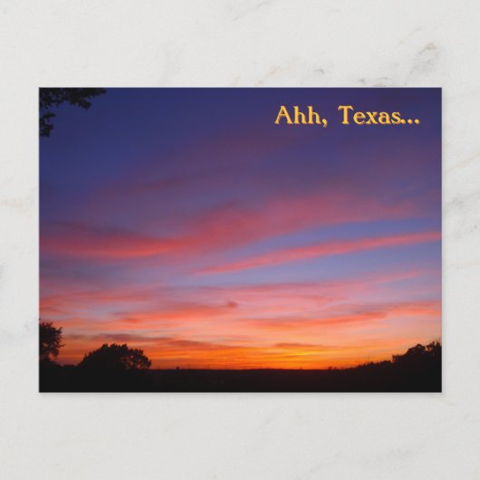 Carte Postale Ahh, Texas... (Devant)