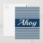 Carte Postale Ahoy (Devant / Derrière)