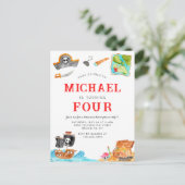 Carte Postale Ahoy Shipmates Treast Hunt Ship Pirate Anniversair (Debout devant)