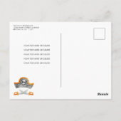 Carte Postale Ahoy Shipmates Treast Hunt Ship Pirate Anniversair (Dos)