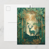 Carte Postale AI Deer (Devant / Derrière)