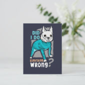 Carte Postale Ai-je fait quelque chose de mal ? Mèmes de chiens (Debout devant)