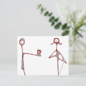 Carte Postale ai mon coeur (Debout devant)