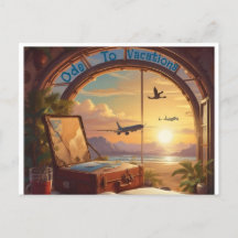Carte postale AI Ode To Vacances