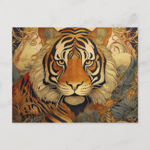 Carte Postale AI Tiger