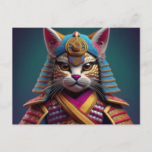 Carte Postale AI Yarn Cat (Devant)