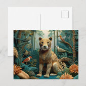 Carte Postale AI Yarn Jungle (Devant / Derrière)