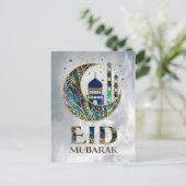 Carte Postale Aïd Moubarak - Abalone Shell, Pearl et Gold (Debout devant)