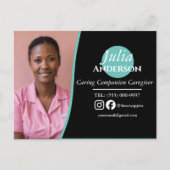 Carte Postale Aide à la personne Compagnon de soins (Devant)