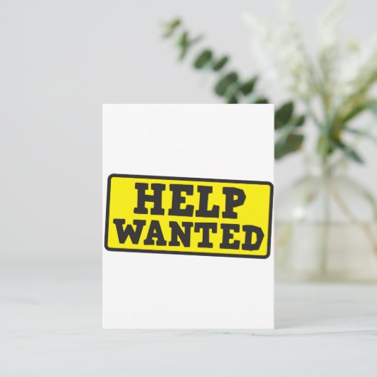 Carte Postale Aide à signer (Debout devant)