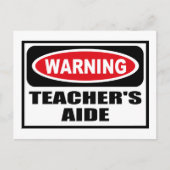 Carte postale AIDE DE L'ENSEIGNANT (Devant)