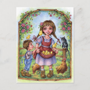 Carte postale Aide Main