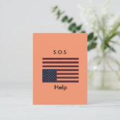 Carte Postale Aide S.O.S (Debout devant)