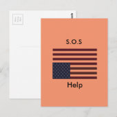 Carte Postale Aide S.O.S (Devant / Derrière)