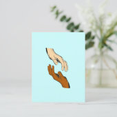 Carte Postale Aider les mains (Debout devant)