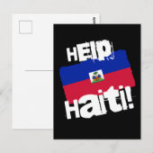 Carte Postale Aidez Haïti ! (Devant / Derrière)