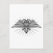 Carte Postale Aigle à deux têtes (Devant)