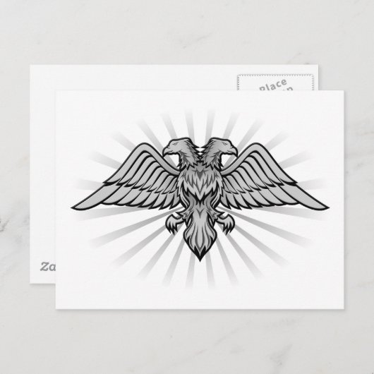 Carte Postale Aigle à deux têtes (Devant / Derrière)