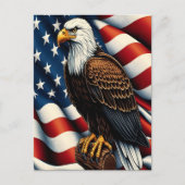 Carte Postale Aigle à tête blanche (Devant)