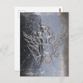 Carte Postale Aigle à tête double sur Cannon (Devant / Derrière)