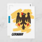 Carte Postale Aigle allemand (Devant / Derrière)