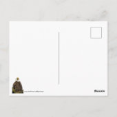Carte Postale Aigle Bald Avec Bordure (Dos)