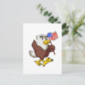 Carte Postale Aigle battant pavillon le 4 juillet | choisir la c (Debout devant)