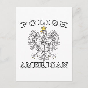 Carte Postale Aigle blanc américain polonais