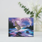 Carte Postale Aigle chauve (Debout devant)