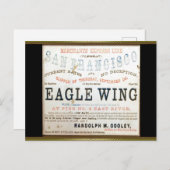 Carte Postale Aigle Clipper Voile (Devant / Derrière)