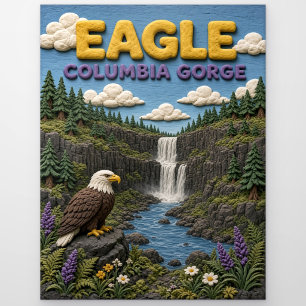 Carte Postale Aigle Columbia Gorge Moderne KlayKoo