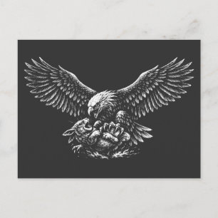 Carte Postale Aigle de Cendres par BurnsInHell