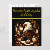 Carte Postale Aigle de la Liberté et de la Connaissance (Devant / Derrière)