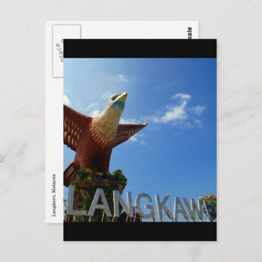 Carte Postale aigle de langkawi (Devant / Derrière)