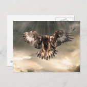 Carte Postale Aigle d'or (Devant / Derrière)