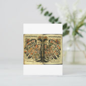 Carte Postale Aigle double autrichienne (Debout devant)