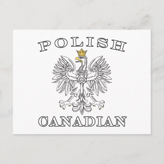 Carte Postale Aigle du Canada polonais (Devant)