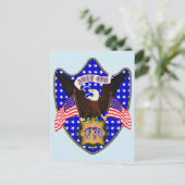 Carte Postale Aigle du Jour de l'Indépendance (Debout devant)