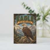 Carte Postale Aigle Montagnes Rocheuses POPCUT (Debout devant)