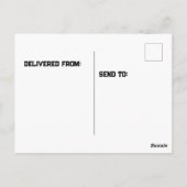 Carte Postale aigle royal au nid (Dos)